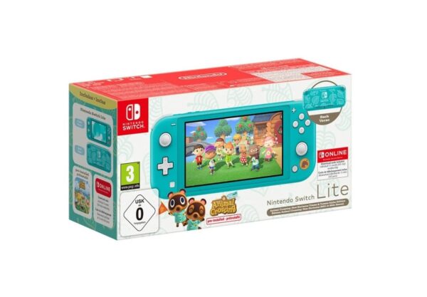 Consola Nintendo Swicth Lite+Animal Crossing Turquesa