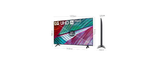 TV LG 55" 4K UHD WebOS 23 WiFi Smart TV (55UR78006LK) - Imagen 2